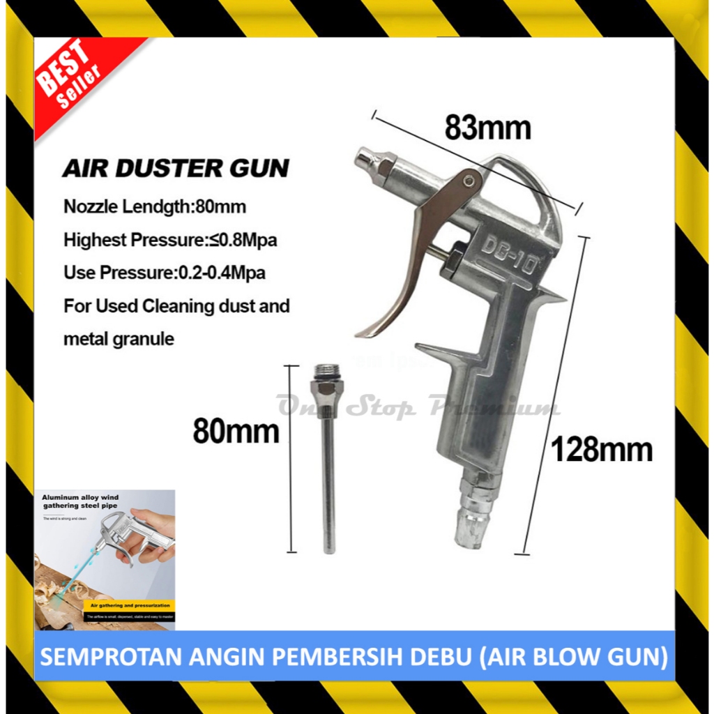 Jual ALAT TEMBAKAN PISTOL GUN PNEUMATIC AIR DUSTER DUST BLOW BLOWER ...