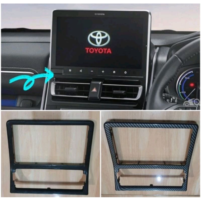 Jual Frame Panel Tape Audio Head Unit Toyota Innova Zenix | Shopee ...