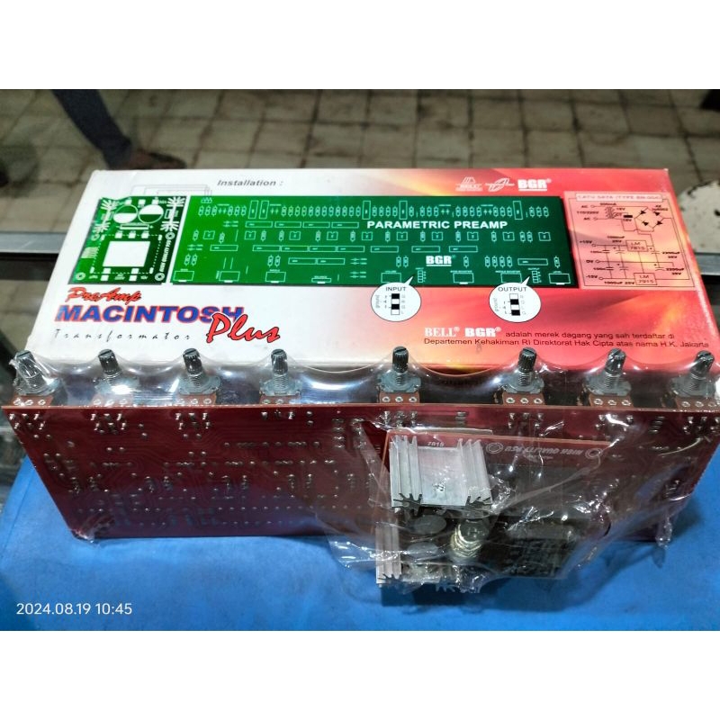 Jual Kit parametric pre amplifier MACHINTOS PLUS SWICINGT | Shopee ...