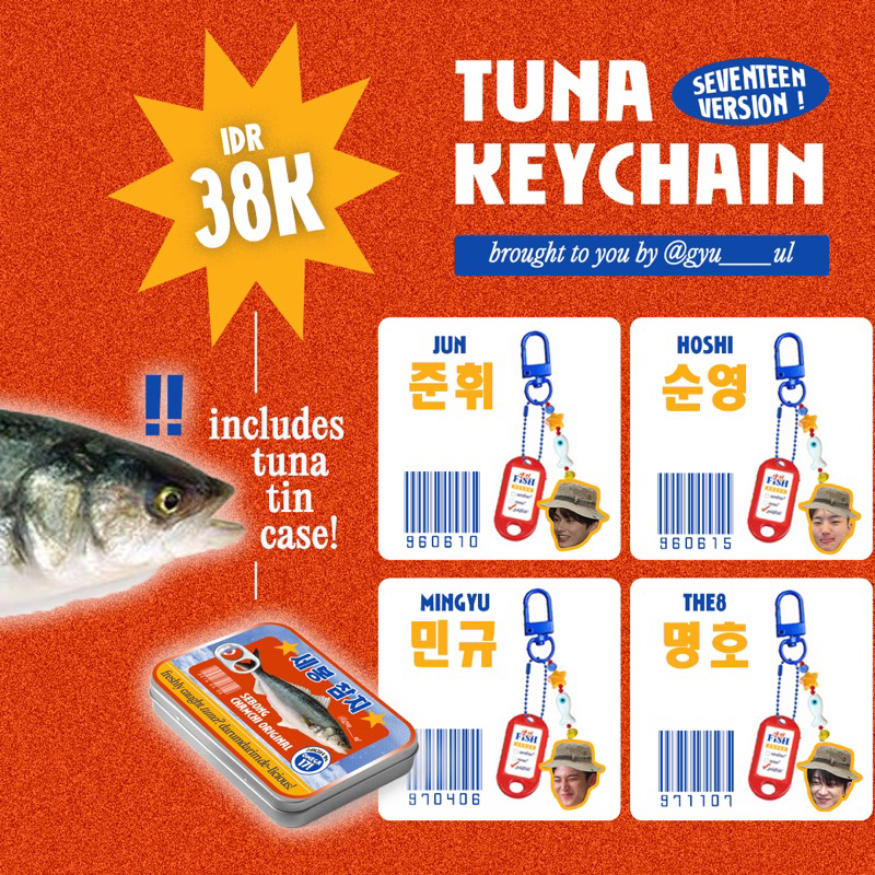 Jual Tuna Keychain — DAY6 & Seventeen Ver. | Shopee Indonesia