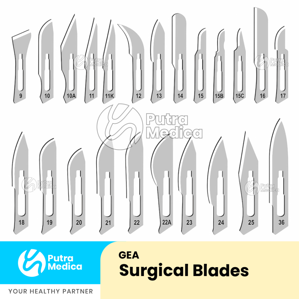 Jual Gea Surgical Blade - 1pc / Pisau Bedah / Mata Pisau Scalpel / Mess ...