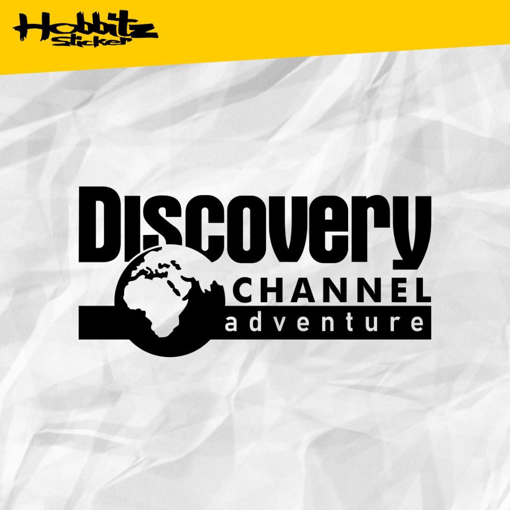 Jual Discovery Channel Adventure Cutting Sticker Dengan Varian Warna ...