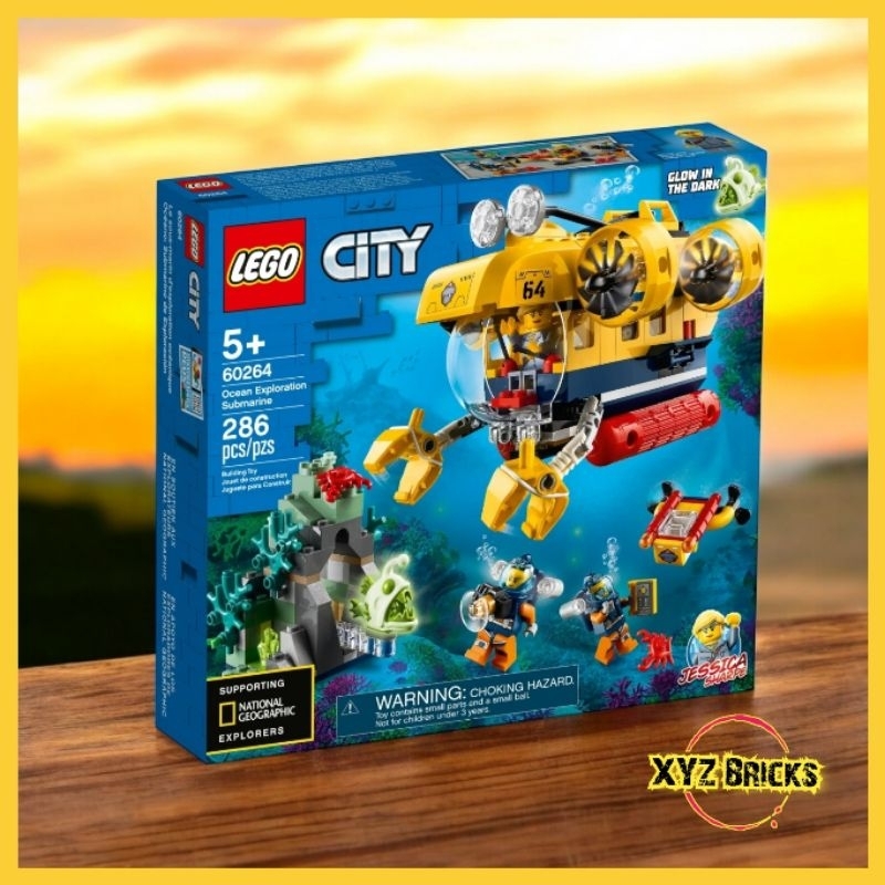 Jual LEGO 60264 - City Ocean Exploration Submarine | Shopee Indonesia