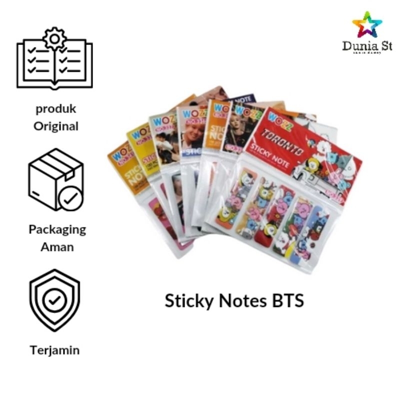Jual sticky note bts | Shopee Indonesia