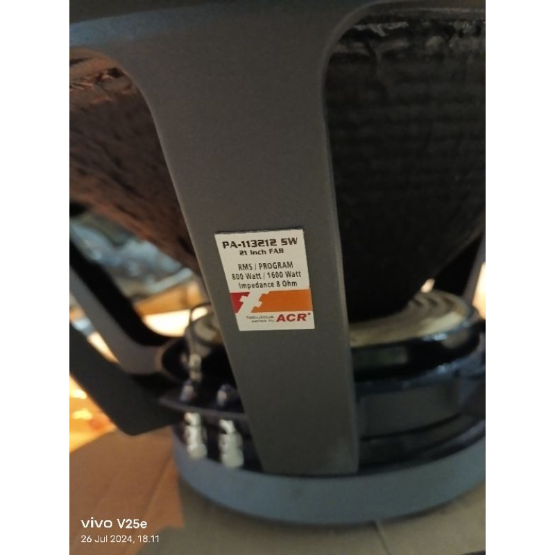 Jual Speaker Subwoofer 21 inch ACR PA-113212 SW Fabulous ORIGINAL ...