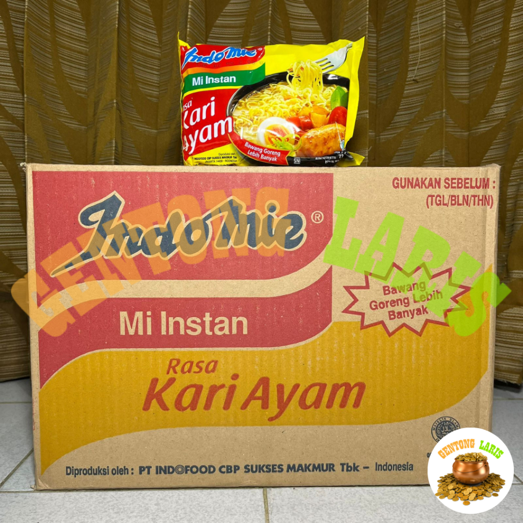 Indomie Ayam Kari Chicken Curry Noodles – 40 Pack | Halal