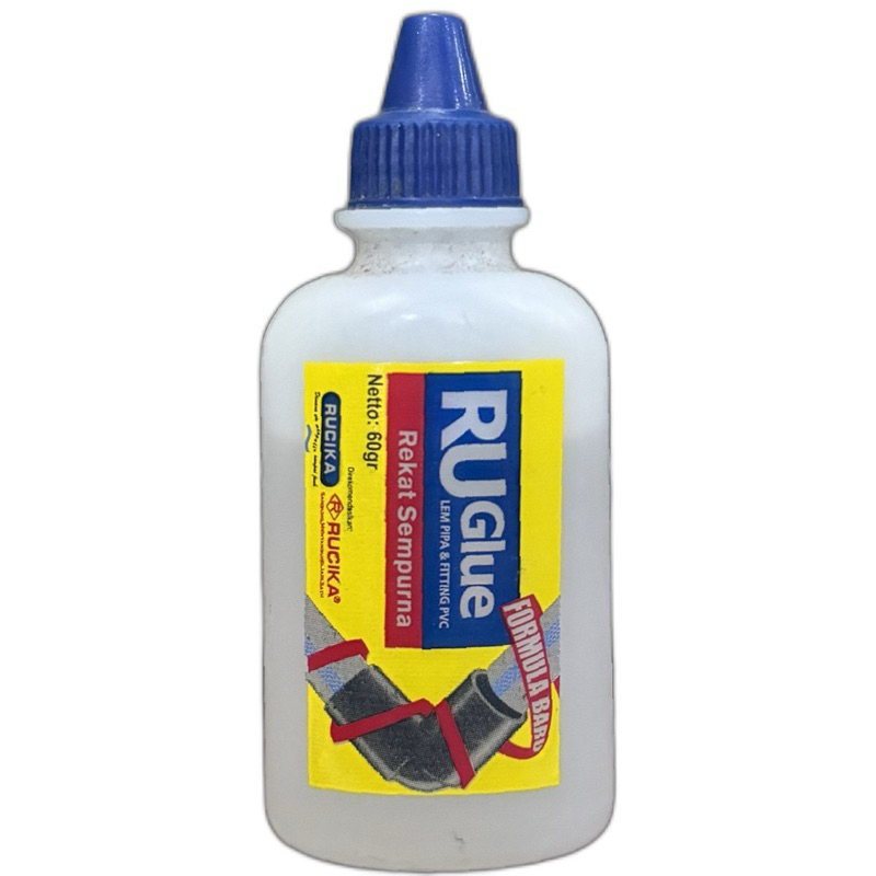Jual LEM PIPA FITTING PVC RU GLUE/RUGLUE 60 GRAM/ML /LEM TETES ...