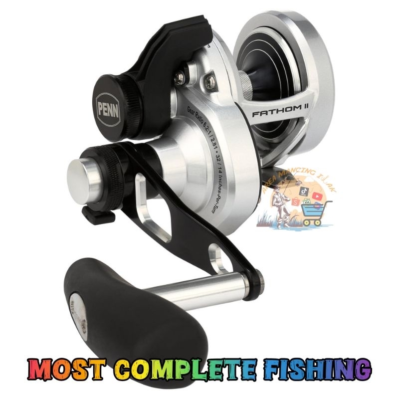Jual Reel PENN FATHOM II 10XNLDLH 15XNLDLH 25NLD2LH 30LD2LH