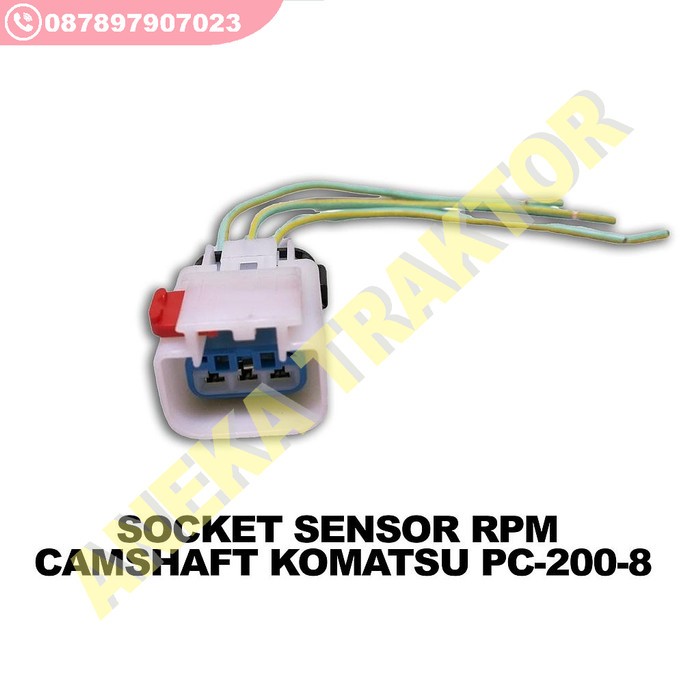 Jual SOCKET SENSOR RPM CAMSHAFT KOMATSU PC-200-8 PC200-8 | Shopee Indonesia