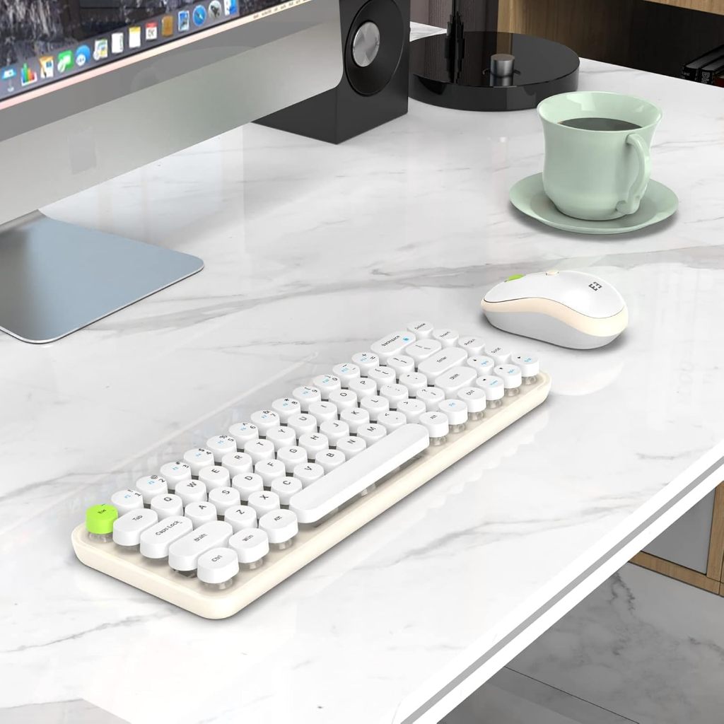 Jual SEENDA JPX004 Compact Wireless Keyboard and Mouse Combo, Cute ...