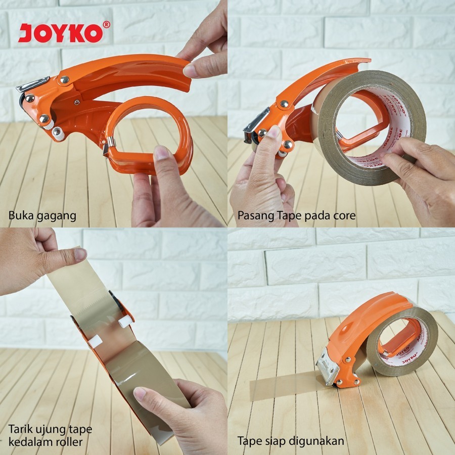 Jual Bisa Cod Joyko Tc Tape Cutter Tape Dispenser Lakban Bahan