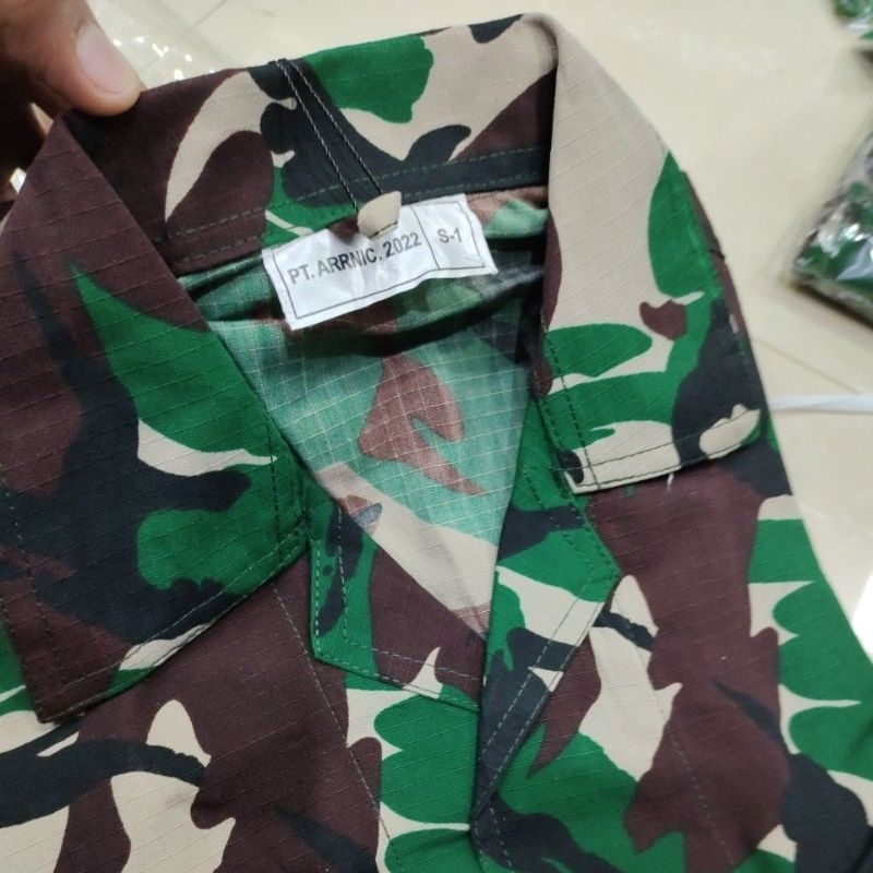Jual Baju Pdl Pt Panca Prima /Seragam Pdl Jatah TNI / Seragam Loreng ...