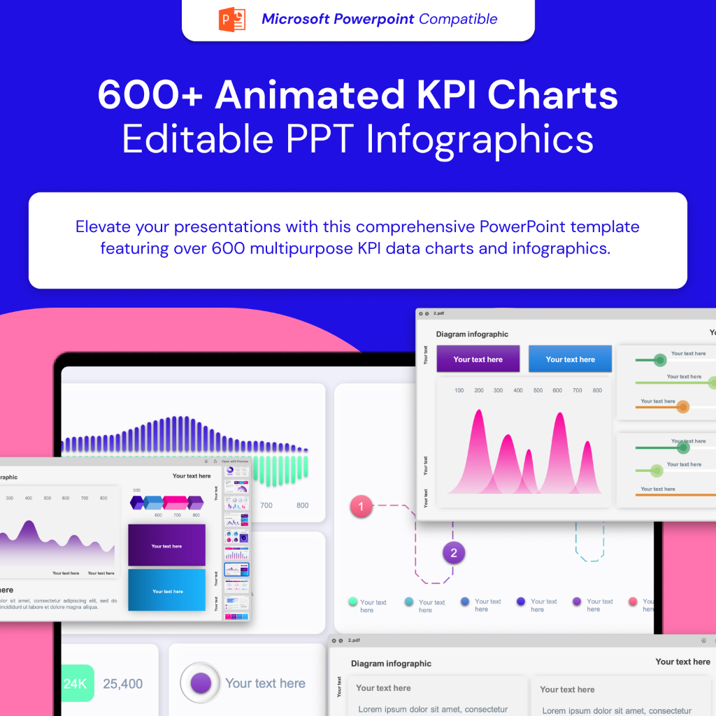 Jual Template PPT Editable Animated Infografi Powerpoint Template 600 ...