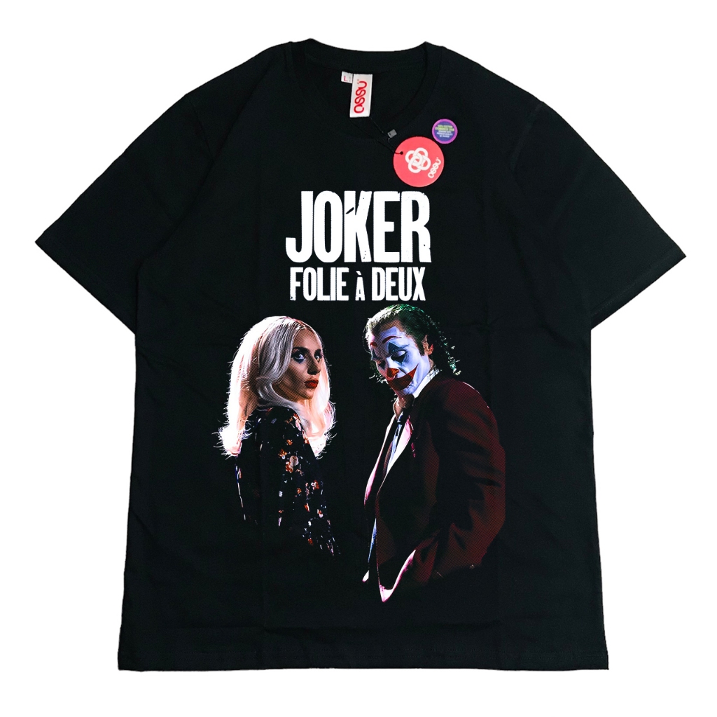 Jual OSSU TSHIRT Lady Gaga x JOKER FOLIE A DEUX - MOVIE BLACK  