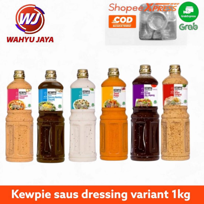 Jual Kewpie salad dressing all variant rasa 1kg | Shopee Indonesia