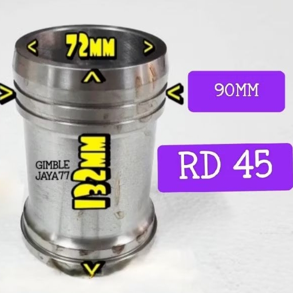 Jual RD 45 CYLINDER LINER UNTUK MESIN DIESEL KUBOTA TIDAK ADA KARET ...