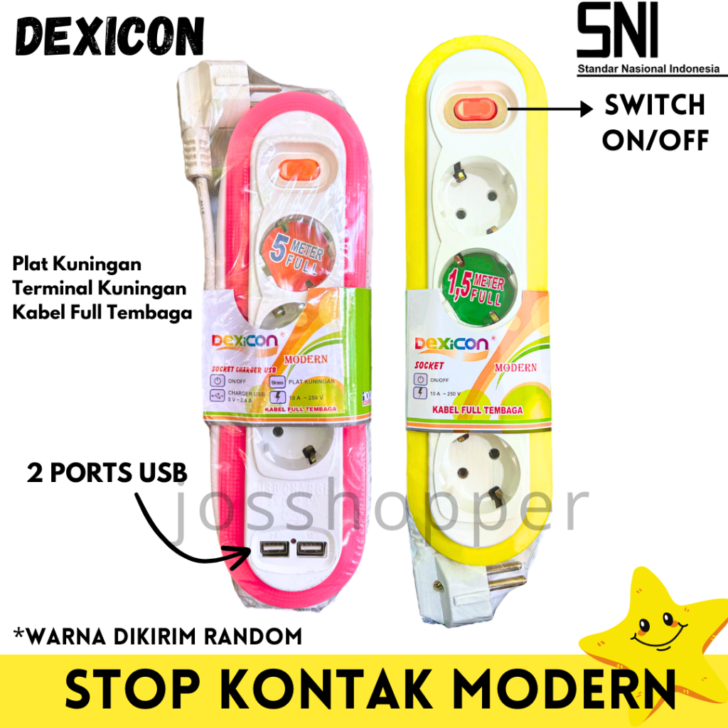 Jual STOP KONTAK ON OFF KABEL LUBANG 2/3/4/5 PANJANG KABEL 1,5 /3/5/10 ...