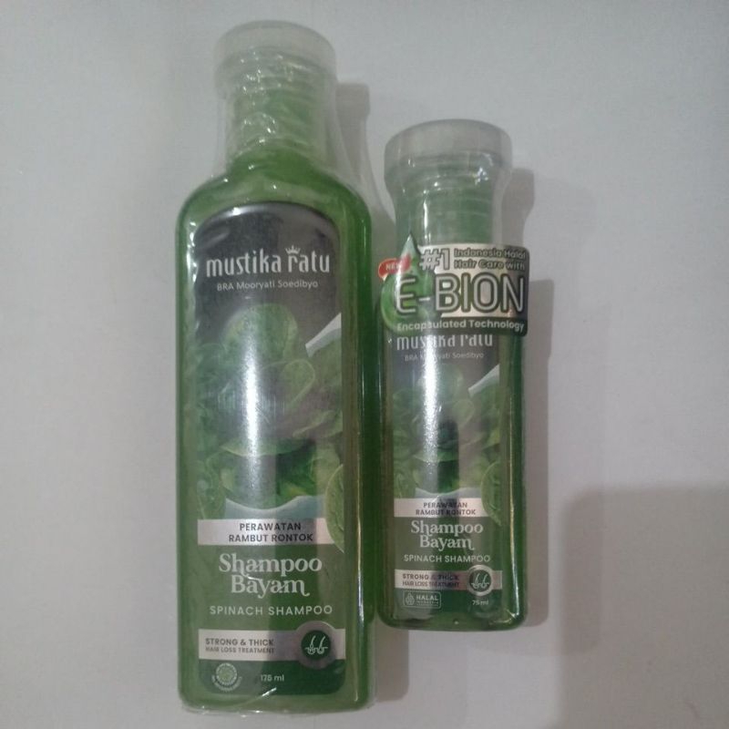 Jual Mustika Ratu Shampoo Bayam, Penyubur Rambut, Cem-ceman 75ml ...