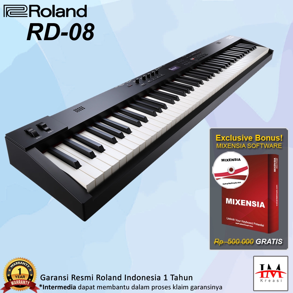 Jual Roland RD 08 / RD08 - Digital Stage Piano - Keyboard Garansi Resmi ...
