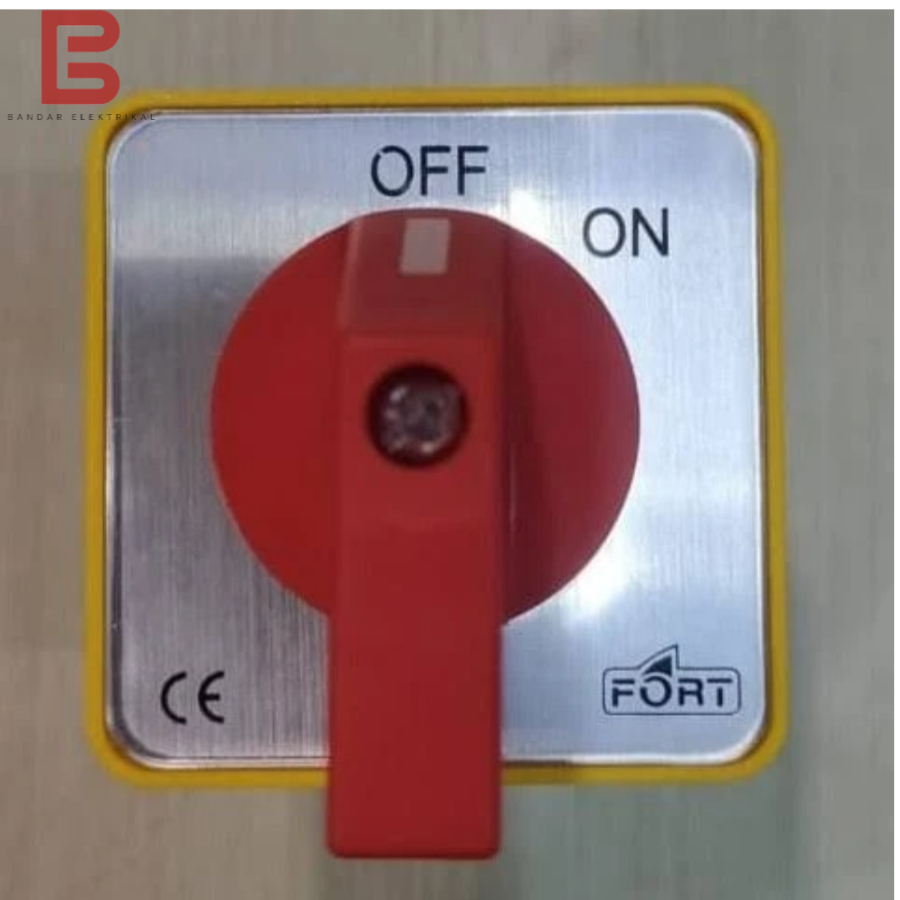 Pannello Interruttore Rotativo AC Blue Sea 8361 - 65A 3 Posizioni Off 3 Poli Per Uso Nautico E Camper