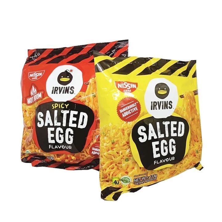 Jual Nissin Irvins Noodle Salted Egg Flavour 105gram | Shopee Indonesia