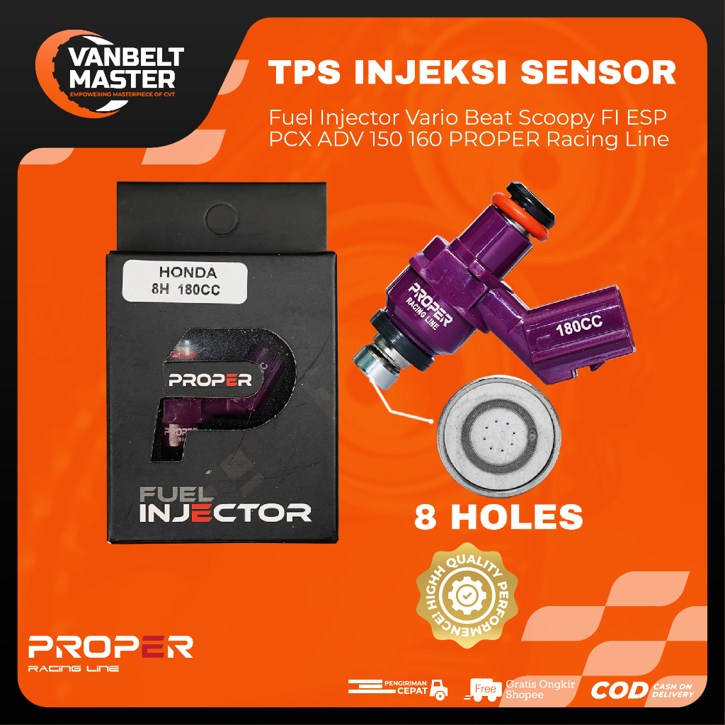Jual Proper Racing Line Injektor Injector Honda Vario Beat Scoopy PCX ...