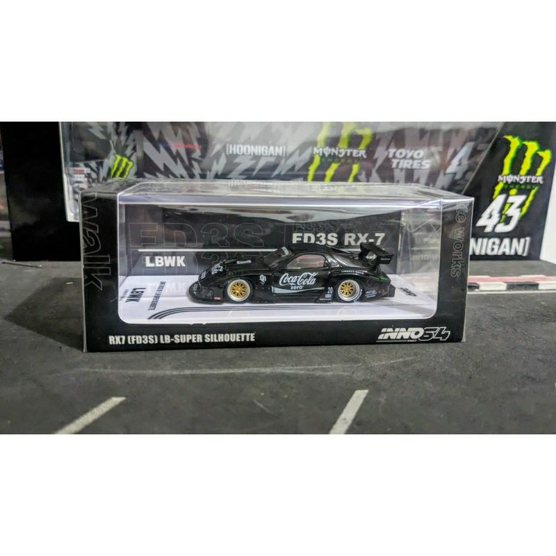 Jual Diecast Inno64 Mazda RX7 RX 7 FD3S LB Super Silhoutte Coca Cola ...