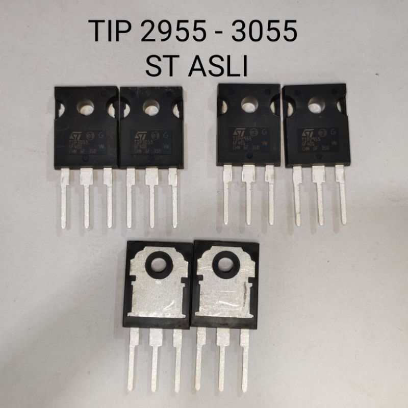 Jual Transistor TIP 3055 - 2955 Original ST | Shopee Indonesia