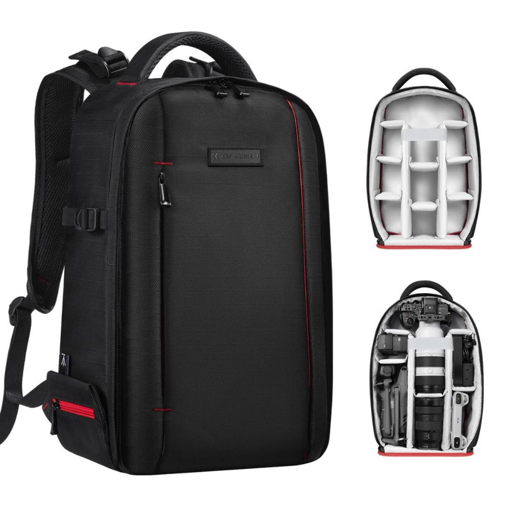 Jual K&F Concept Camera Backpack Waterproof Camera Bag 18L - Tas Kamera ...
