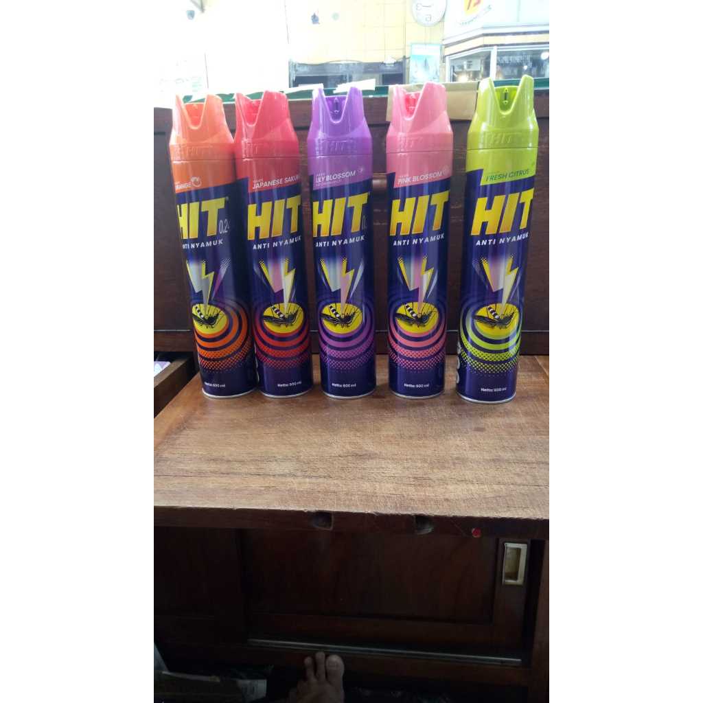 Jual Hit Aerosol 600ml KALENG BESAR Aneka Varian - Obat Nyamuk-Bunuh ...