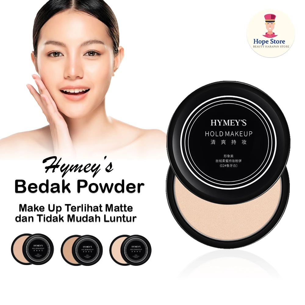Hymeys Professional Pressed Mineral Powder Anti Air Tahan Lama | AutoStock
