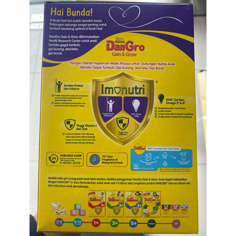 Jual Nestle DanGro (Dancow Gain&Grow) | Shopee Indonesia