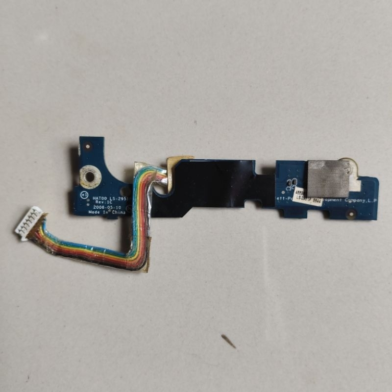 Jual Papan Button/tombol power Laptop/Notebook HP Compaq NC6400 Copotan ...