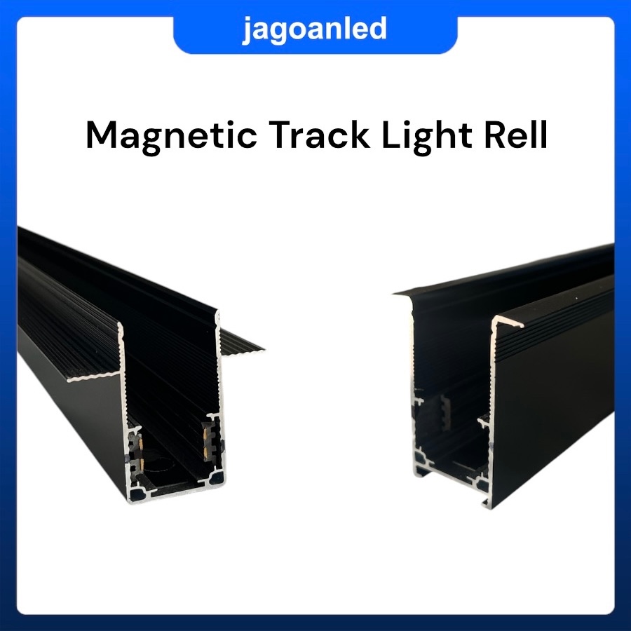Jual LED Magnetic Track Light Rell Inbow Track Rell Lampu Magnet 1M ...