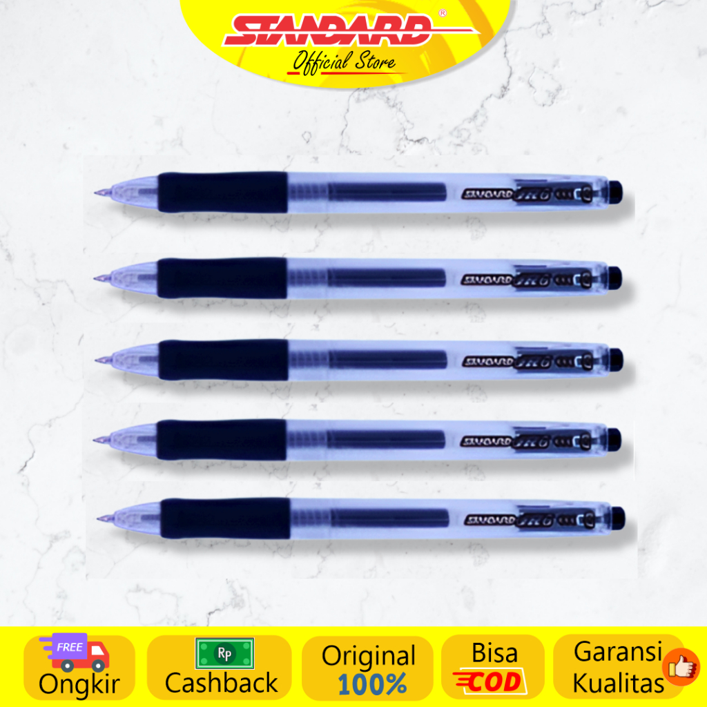 Standard - Pulpen JR6 0.7 ( Alat Tulis / Pen / Ballpoint / Pena ) (7)