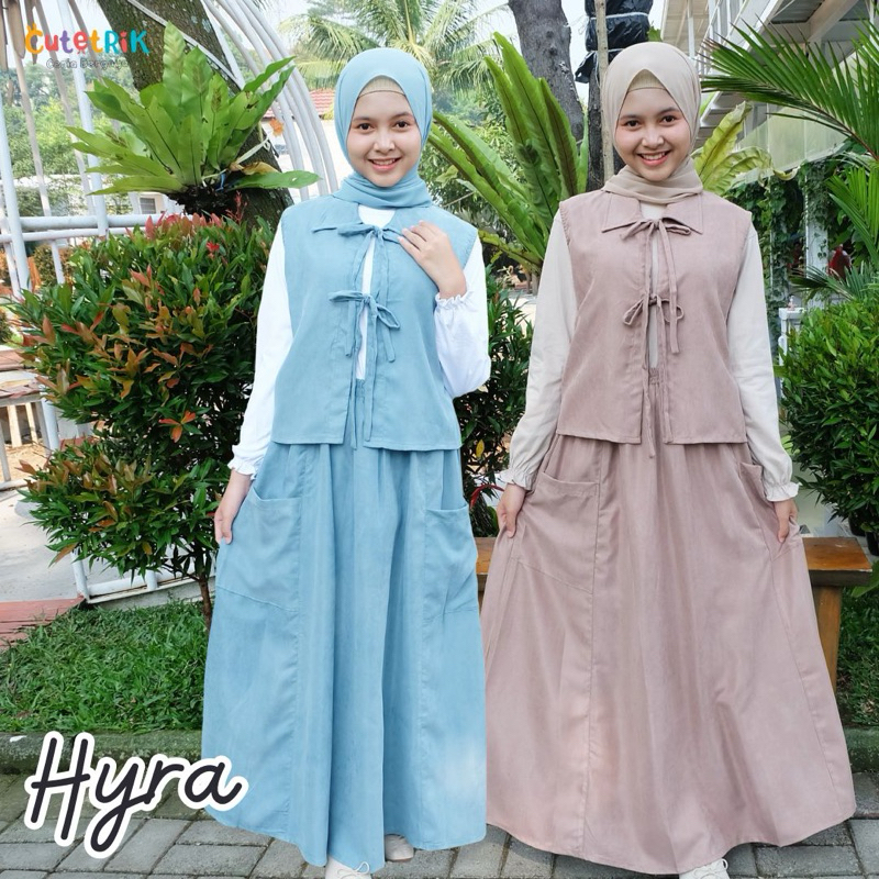 Jual (10-14 tahun) One set Hyra by Cutetrik Setelan Rok & Outer Anak ...