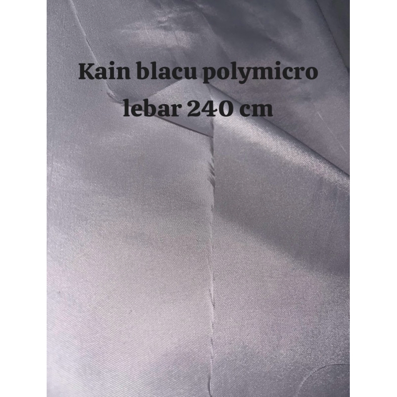 Jual Harga per meter kain blacu polymicro lebar 240 cm | Shopee Indonesia