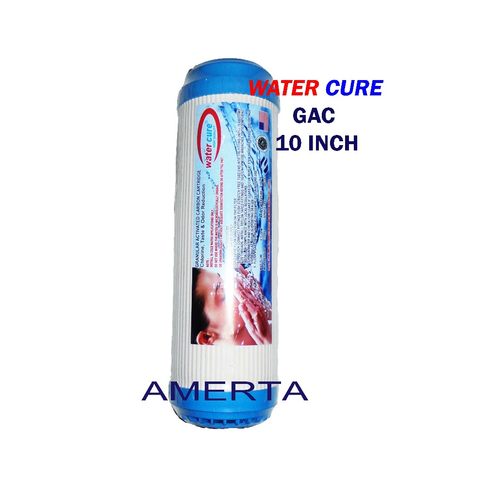 Jual GAC WATERCURE 10-inch/ Granular Activated Carbon (GAC) - Cartridge ...