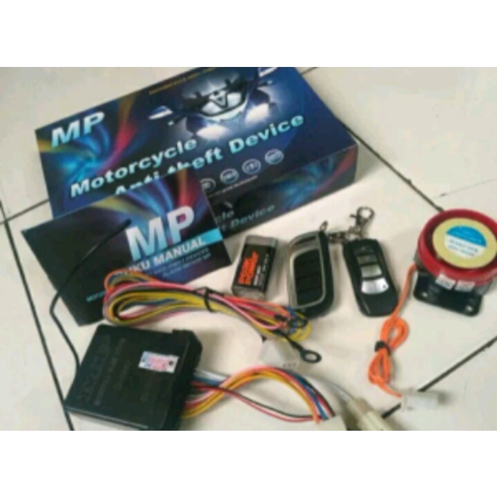 Jual Alarm motor MP One Way anti maling bisa untuk semua motor plus ...