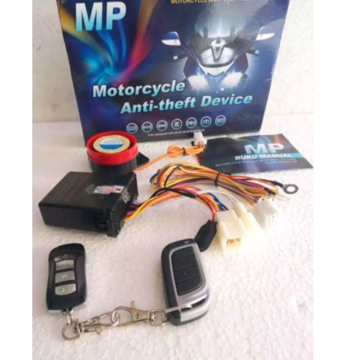 Jual Alarm motor MP One Way anti maling bisa untuk semua motor plus ...