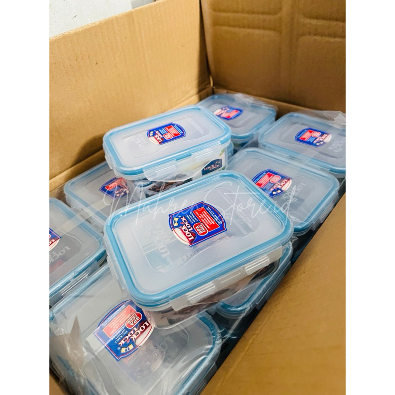 Lock & Lock HPL817 Frischhaltebox, 1 L, Rechteckig, 6 Stück