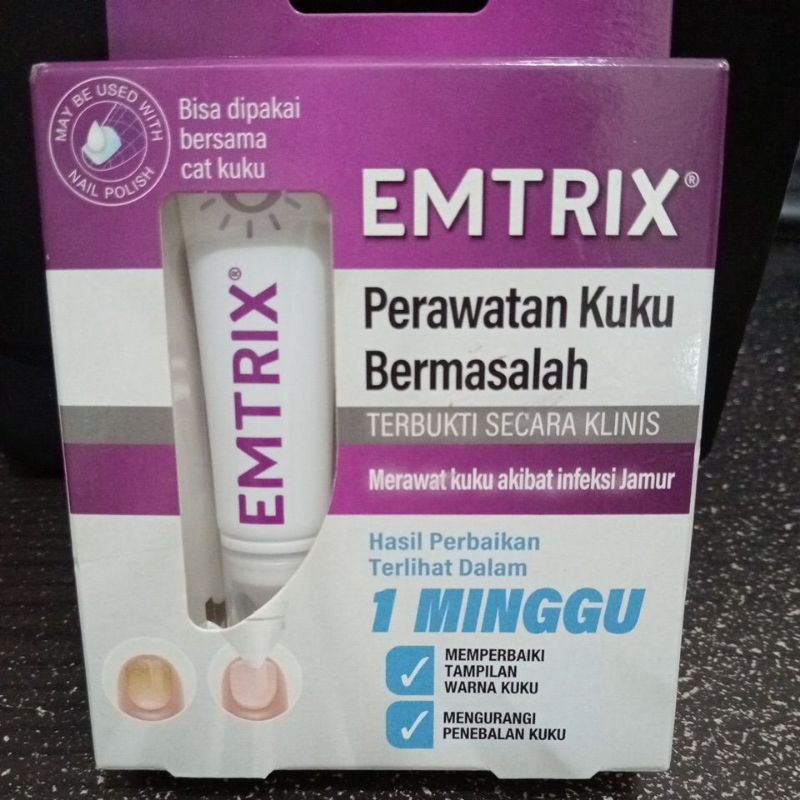 Jual EMTRIX perawatan kuku bermasalah 10 ml | Shopee Indonesia