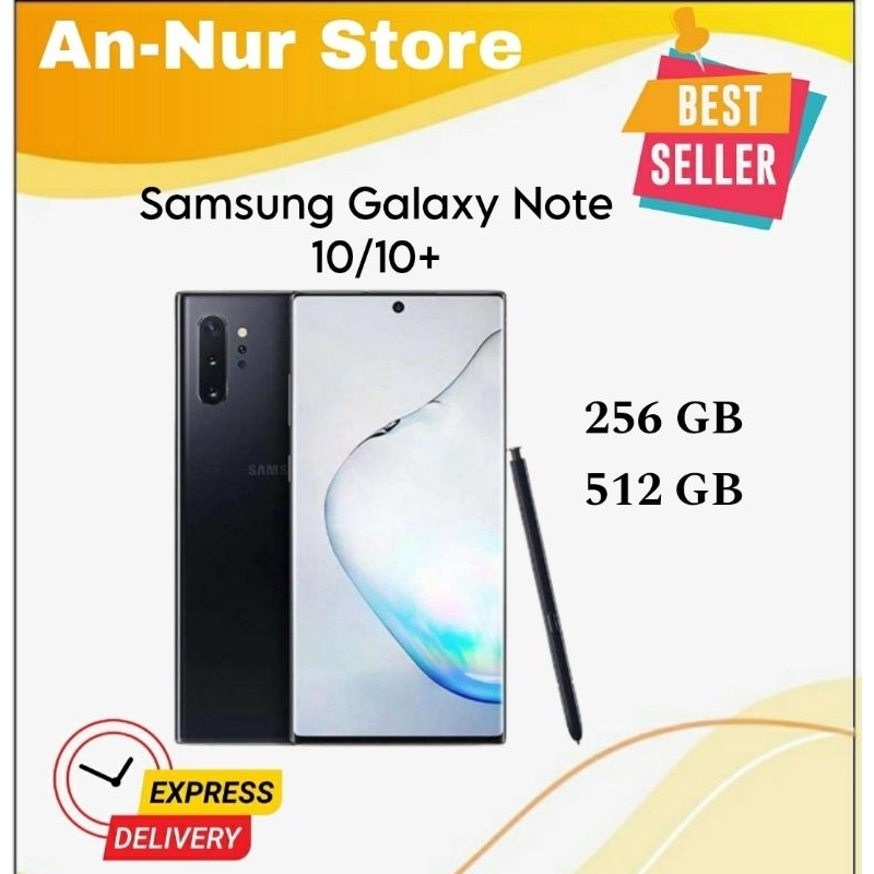 Samsung Galaxy Note10/Note10+ 5G 12/256/512GB SECOND LIKE NEW