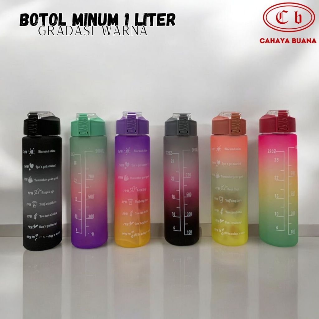 Jual Botol Air minum Gradasi / Botol minum 900 ml / Botol Minum Anak ...