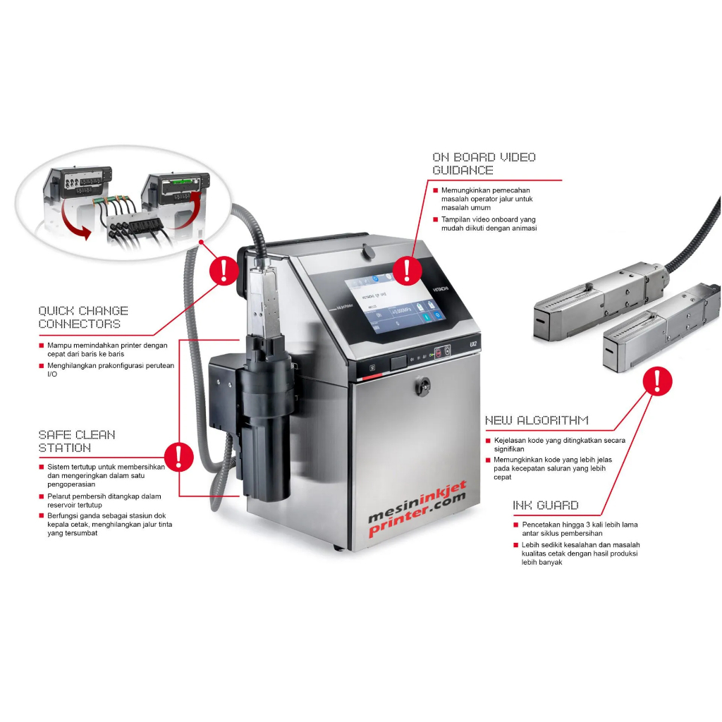 Jual Printer Inkjet (Mesin Coding) Hitachi UX2 | Shopee Indonesia