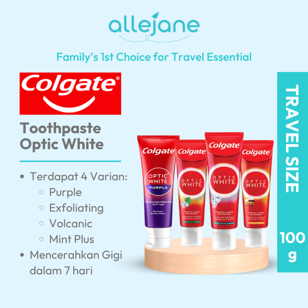 Jual Colgate Pasta Gigi Toothpaste Optic White Whitening Purple [all 