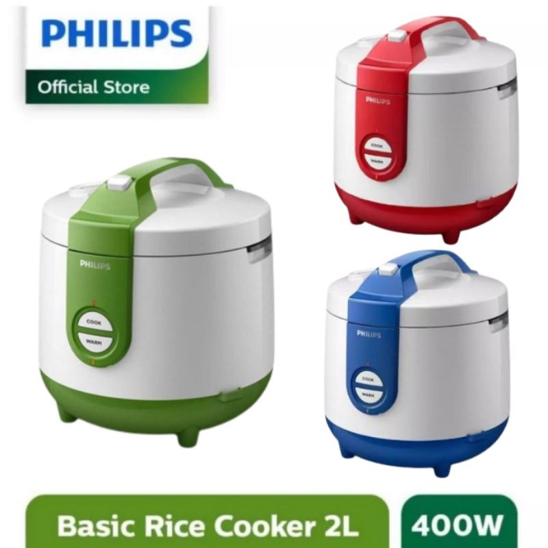 Jual PHILIPS Rice Cooker 2 Liter - HD3119 ORIGINAL | Shopee Indonesia