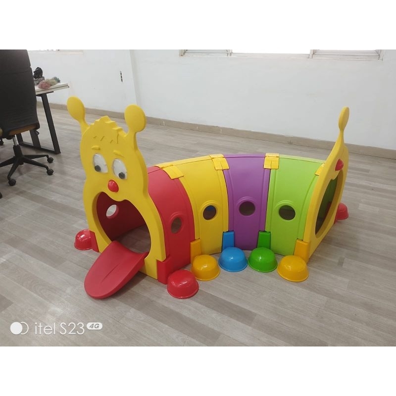 Junior Baby bliss Terowongan Tunnel Anak Caterpillar Ulat Mainan Outdoor  Indoor