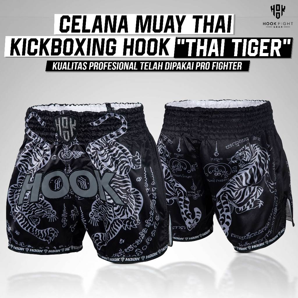 Jual Celana Muay Thai Hook Muaythai Short Hook Celana Muay Thai Pants Kickboxing Hook Boxer