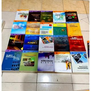 ( OBRAL BUKU ORIGINAL ) BUKU UT / PENDIDIKAN GURU / KOMUNIKASI BISNIS / SISTEM HUKUM INDONESIA / EKONOMI / KULIAH / PENDIDIKAN TINGGI / HUKUM TATA NEGARA REPUBLIK INDONESIA / BEST SELLER / Buku Obral Penerbit UT